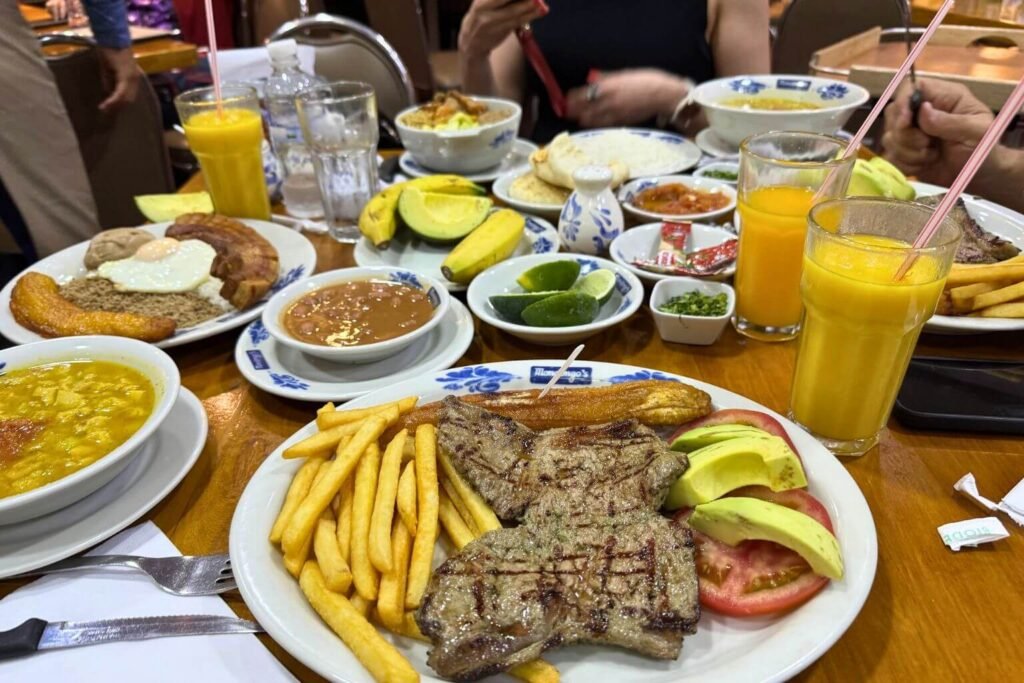 Traditional Colombian dishes