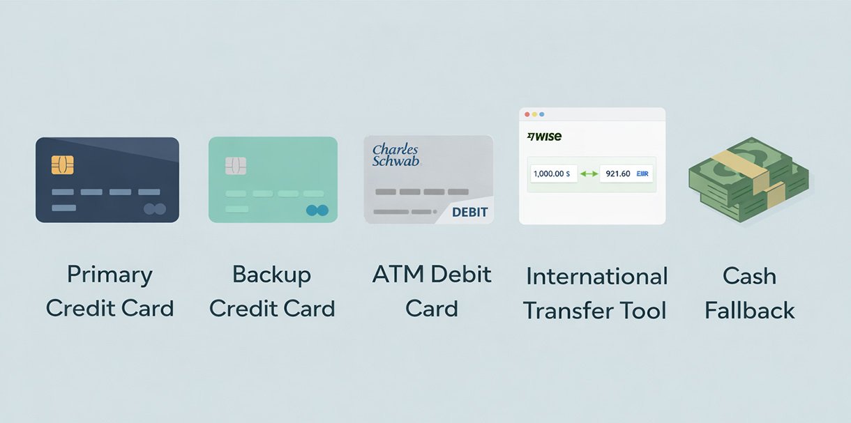 Bank accounts and cards for living abroad