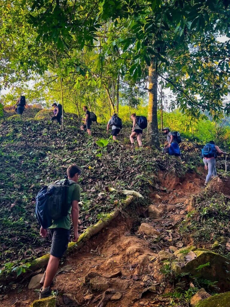 Hills on Day 2 of the Lost City Trek in Colombia