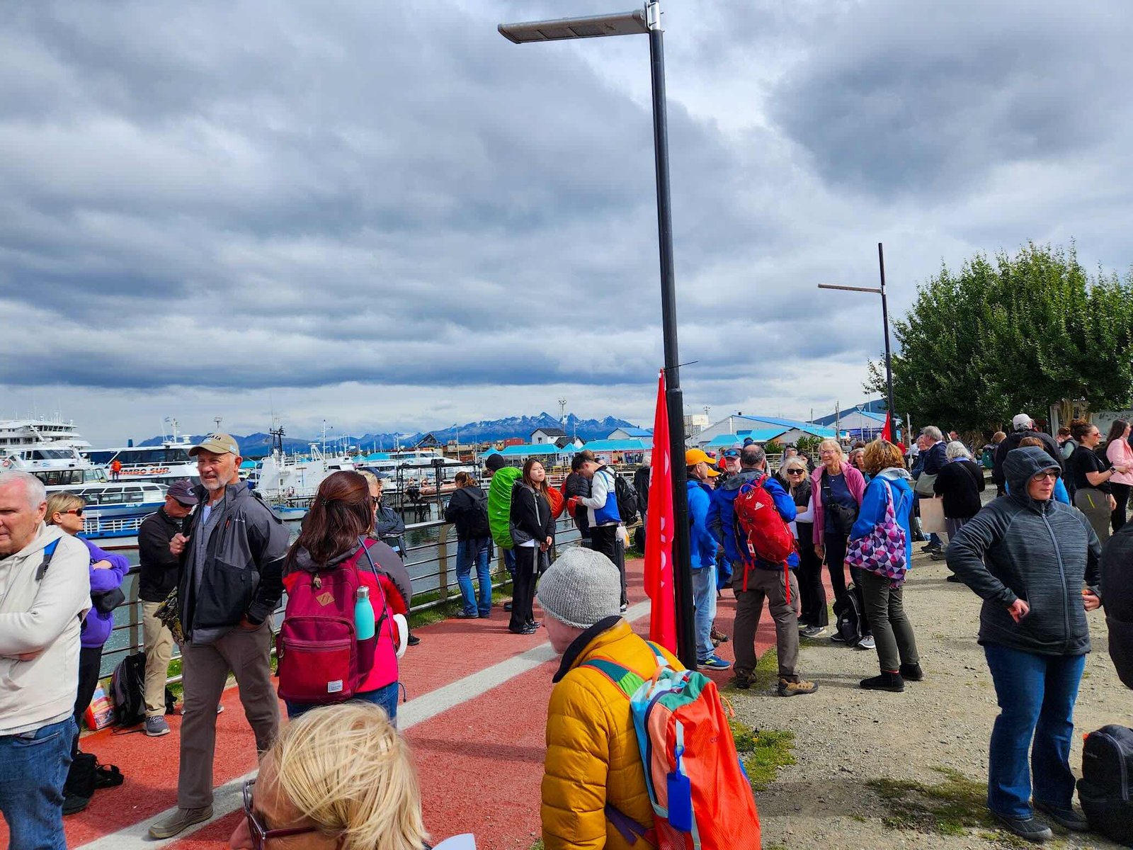 Boarding day for an Antarctica cruise from Ushuaia